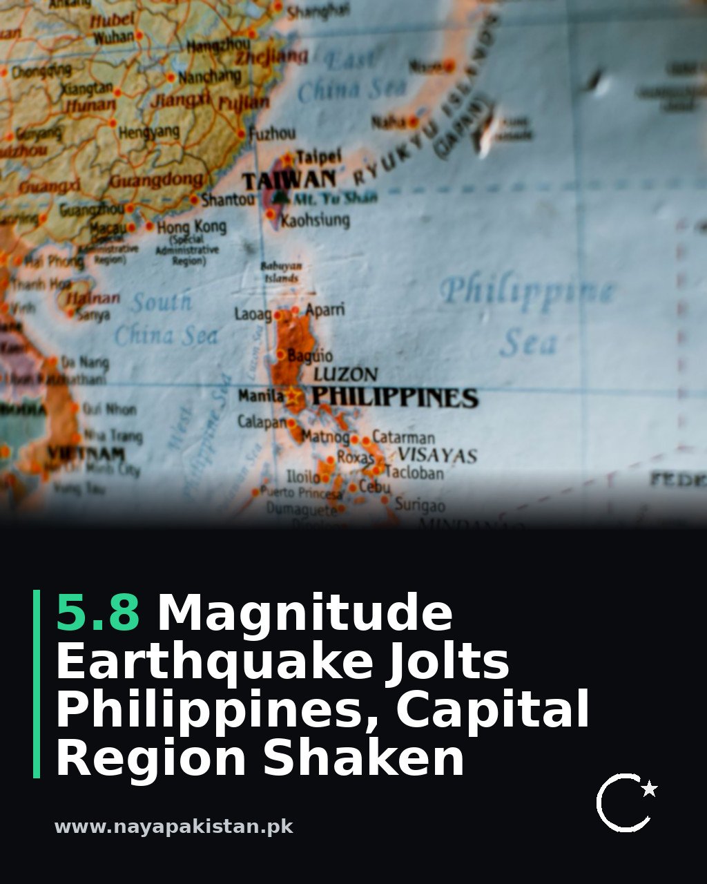 5.8 Magnitude Earthquake Jolts Philippines, Capital Region Shaken