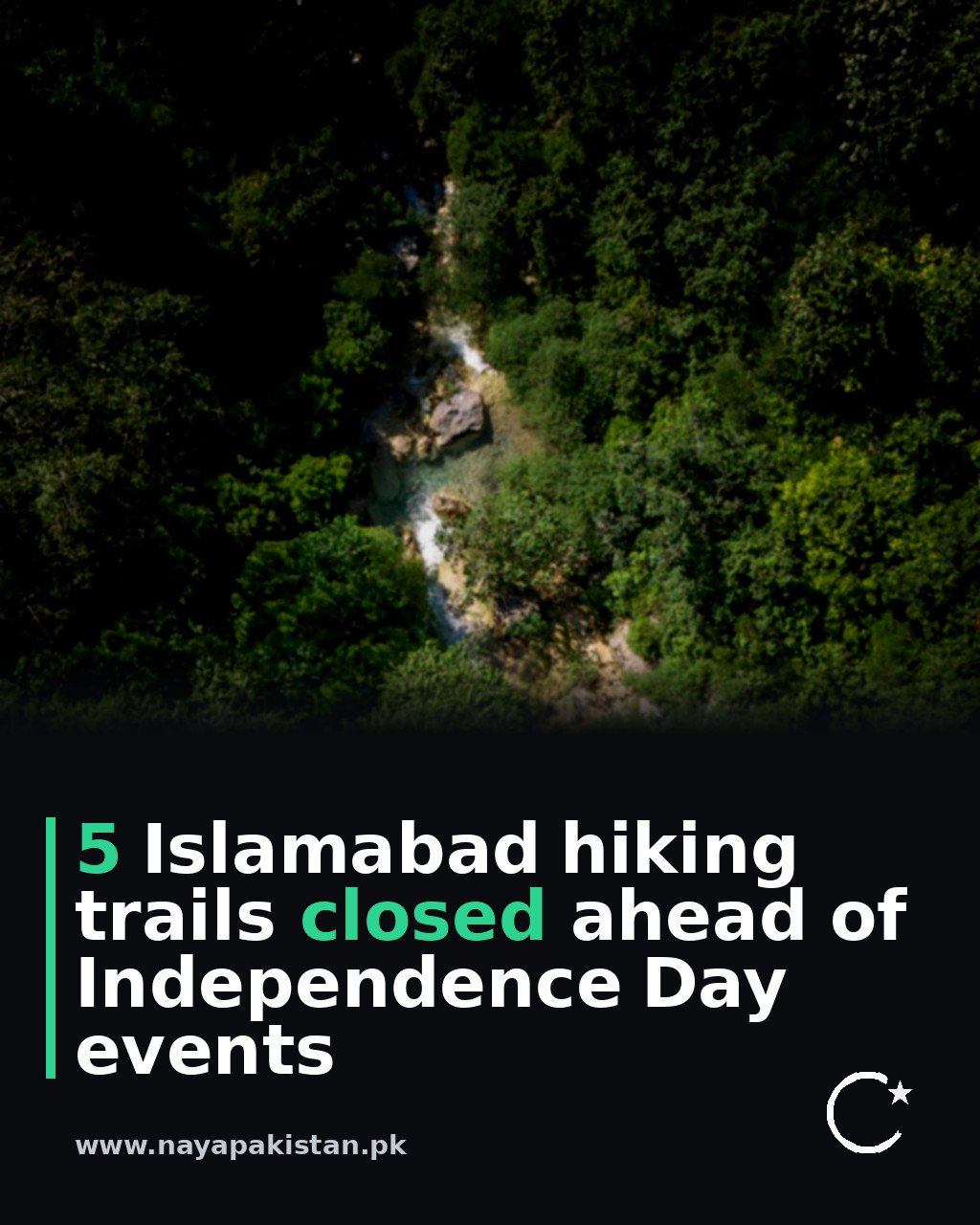 5 Islamabad hiking trails closed ahead of Independence Day events