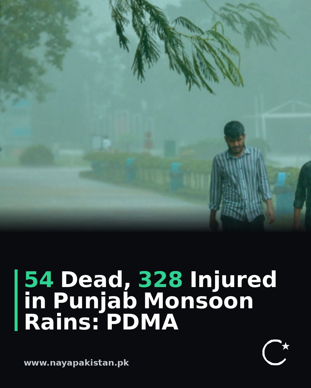 54 Dead, 328 Injured in Punjab Monsoon Rains: PDMA