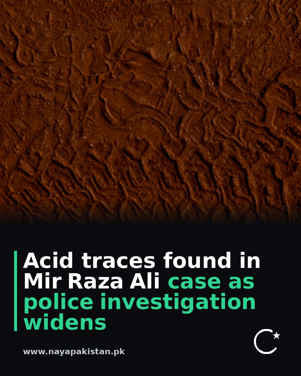 Acid traces found in Mir Raza Ali case as police investigation widens