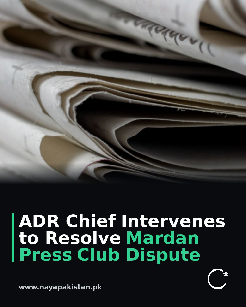 ADR Chief Intervenes to Resolve Mardan Press Club Dispute