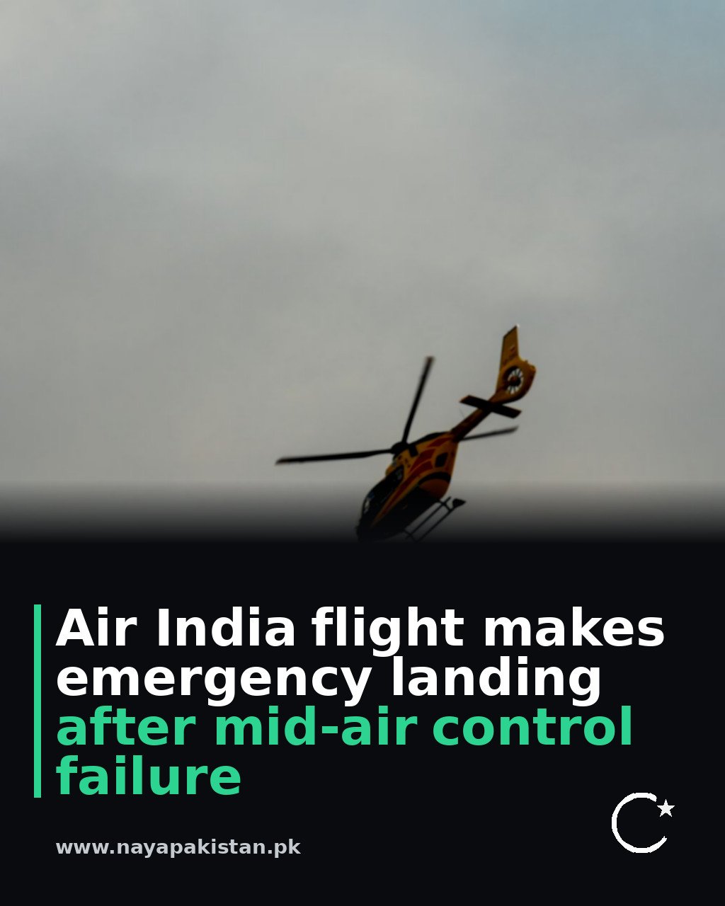 Air India flight makes emergency landing after mid-air control failure