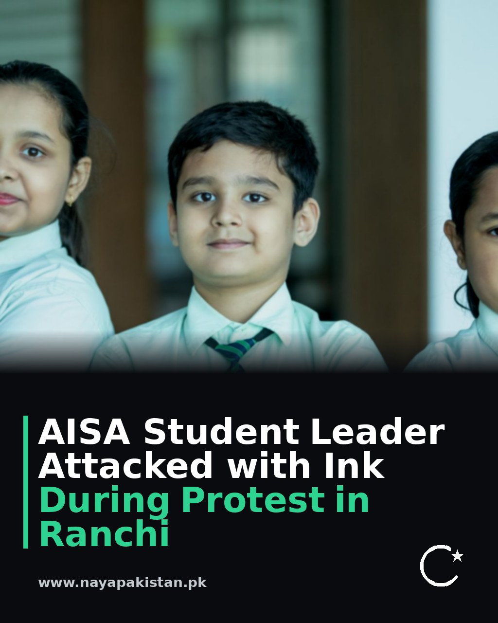 AISA Student Leader Attacked with Ink During Protest in Ranchi