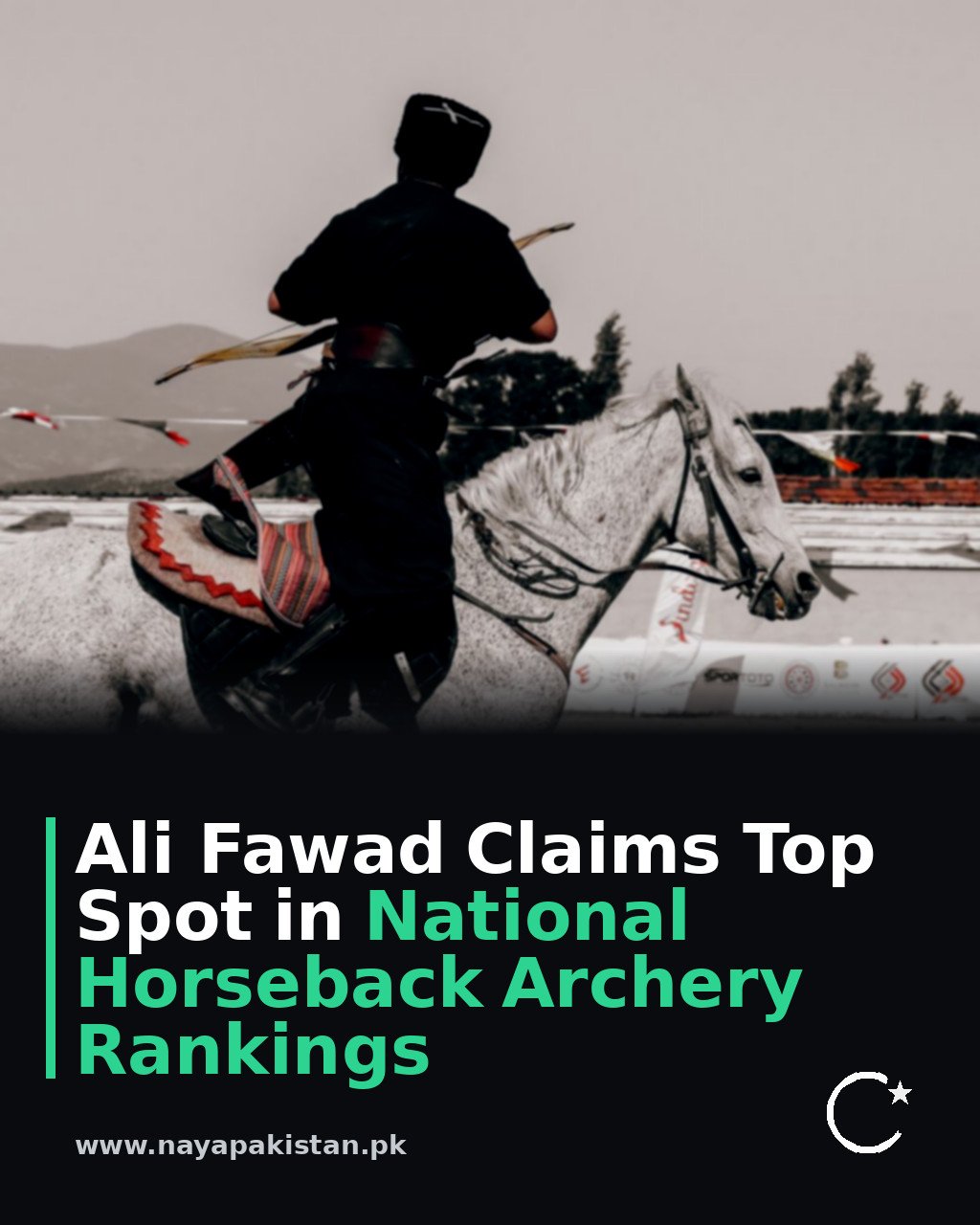 Ali Fawad Claims Top Spot in National Horseback Archery Rankings