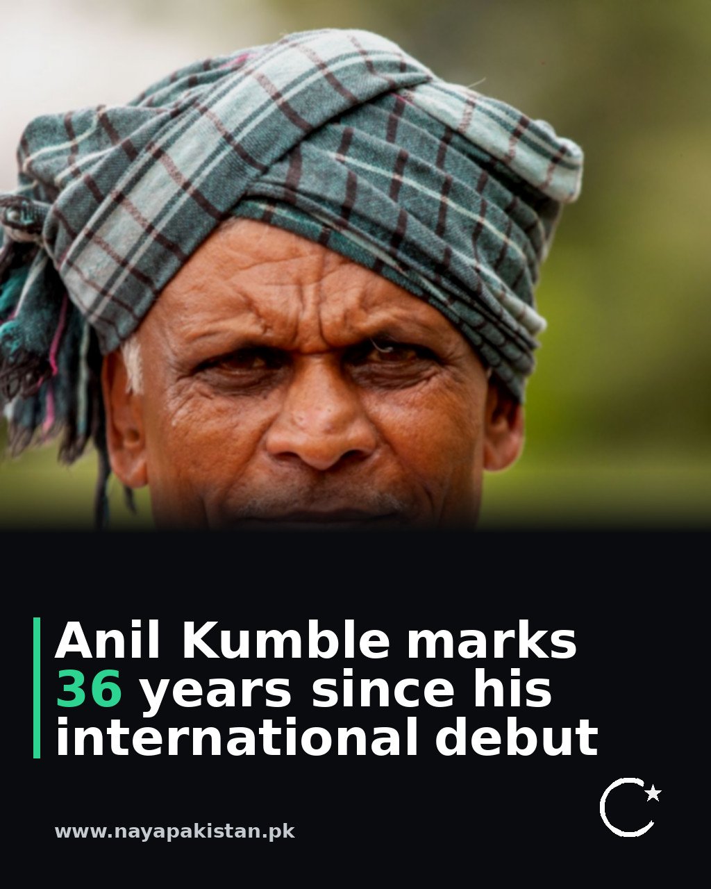 Anil Kumble marks 36 years since his international debut