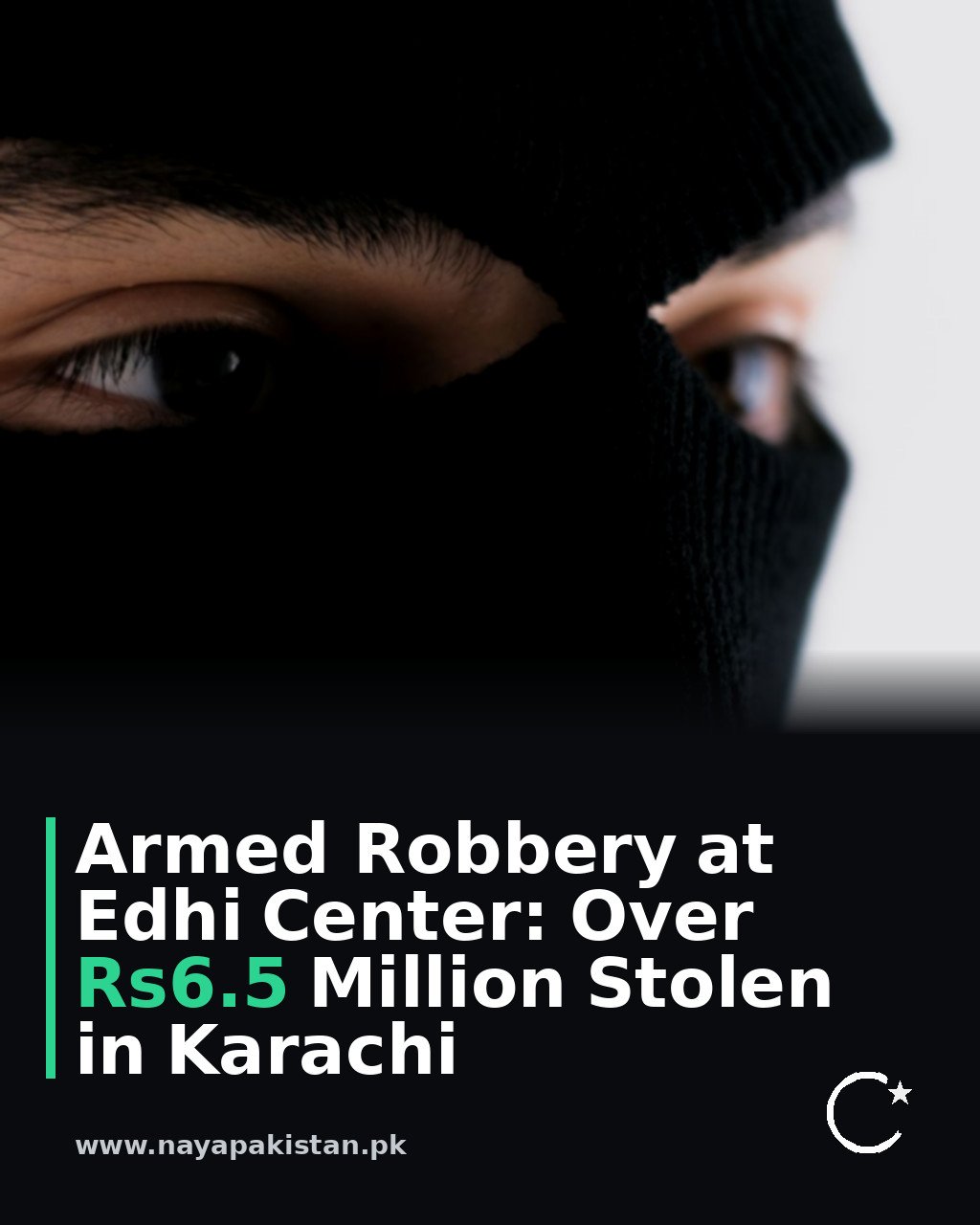 Armed Robbery at Edhi Center: Over Rs6.5 Million Stolen in Karachi