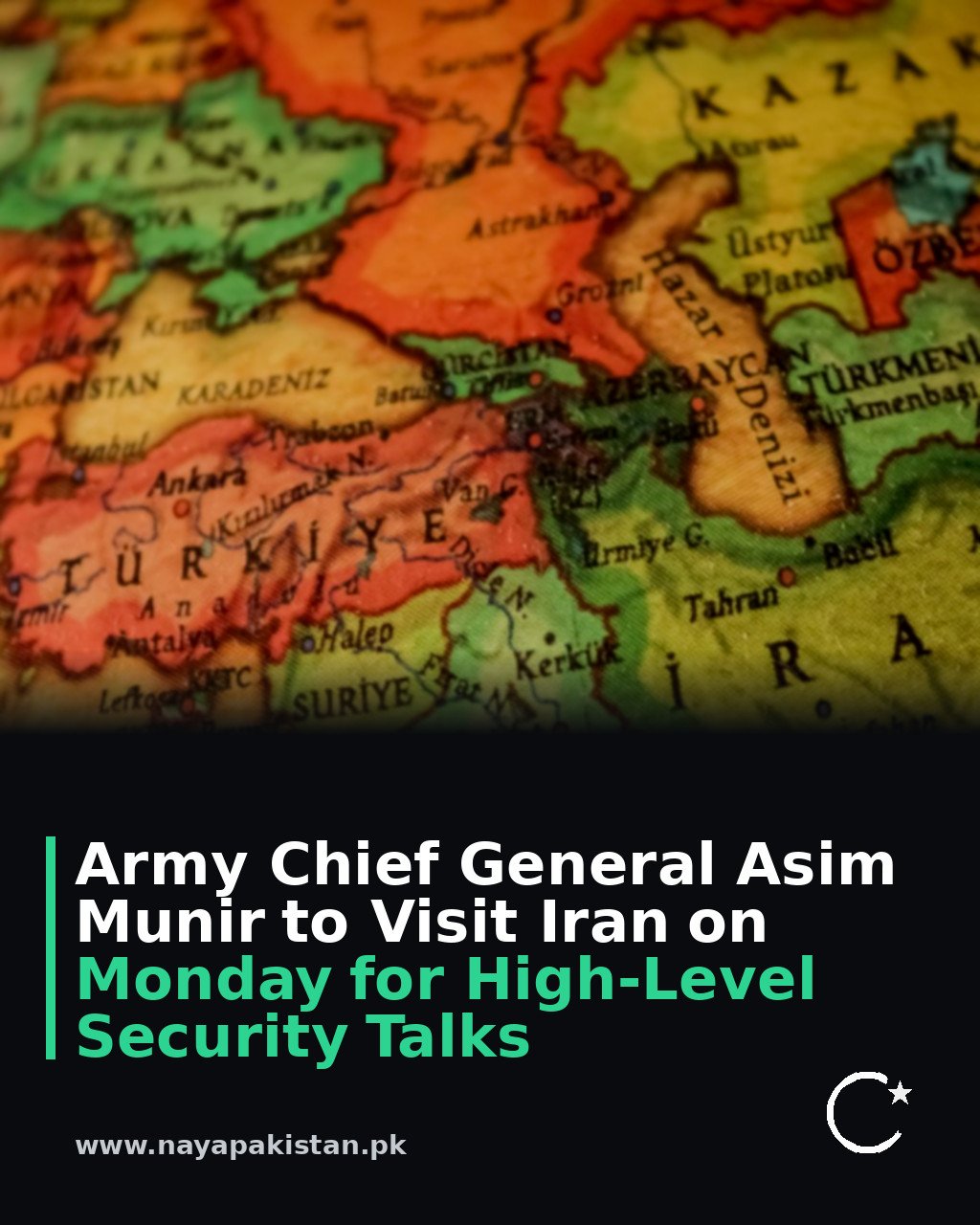 Army Chief General Asim Munir to Visit Iran on Monday for High-Level Security Talks
