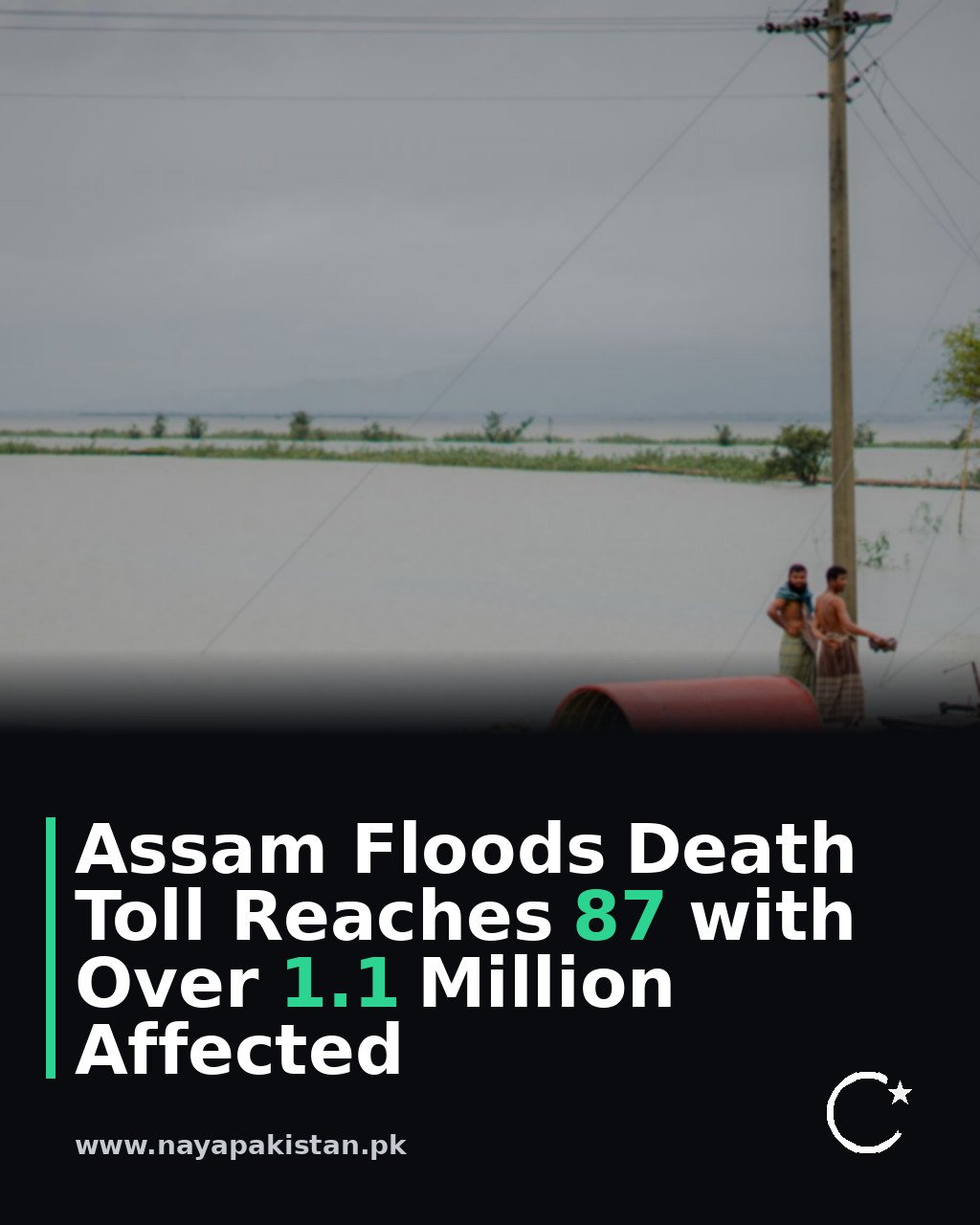 Assam Floods Death Toll Reaches 87 with Over 1.1 Million Affected