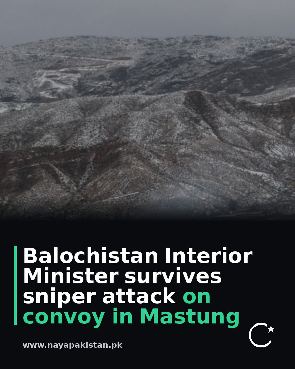 Balochistan Interior Minister survives sniper attack on convoy in Mastung