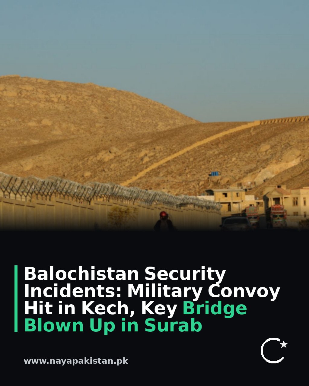 Balochistan Security Incidents: Military Convoy Hit in Kech, Key Bridge Blown Up in Surab