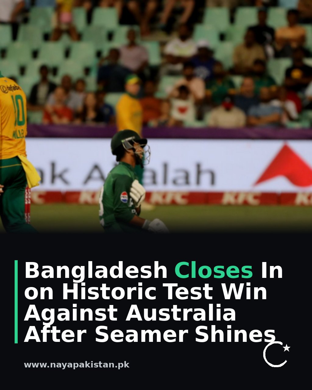 Bangladesh Closes In on Historic Test Win Against Australia After Seamer Shines