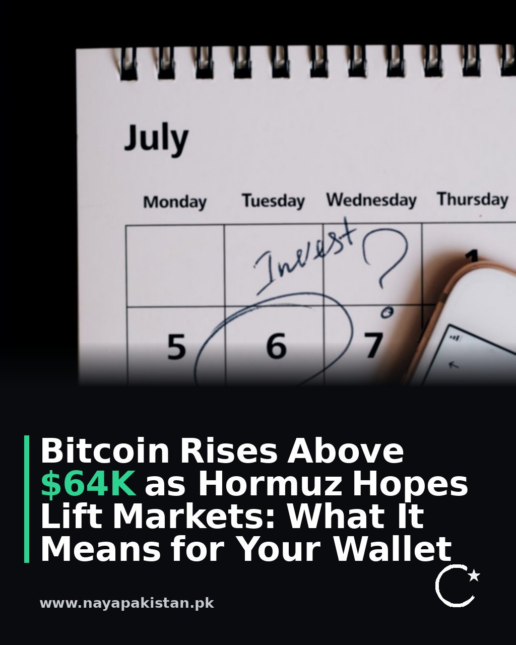 Bitcoin Rises Above $64K as Hormuz Hopes Lift Markets: What It Means for Your Wallet