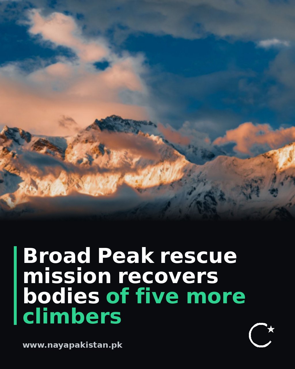 Broad Peak rescue mission recovers bodies of five more climbers