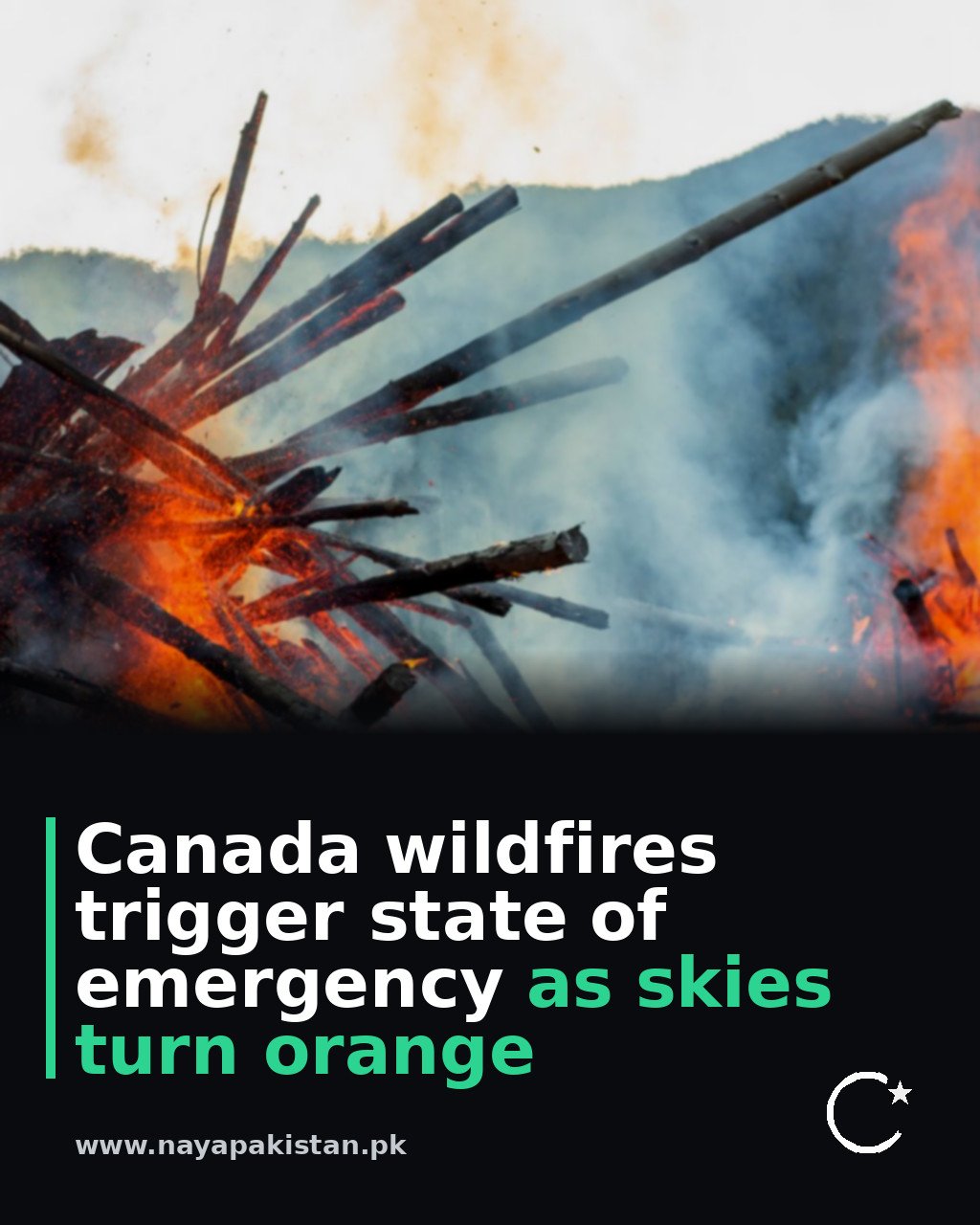 Canada wildfires trigger state of emergency as skies turn orange