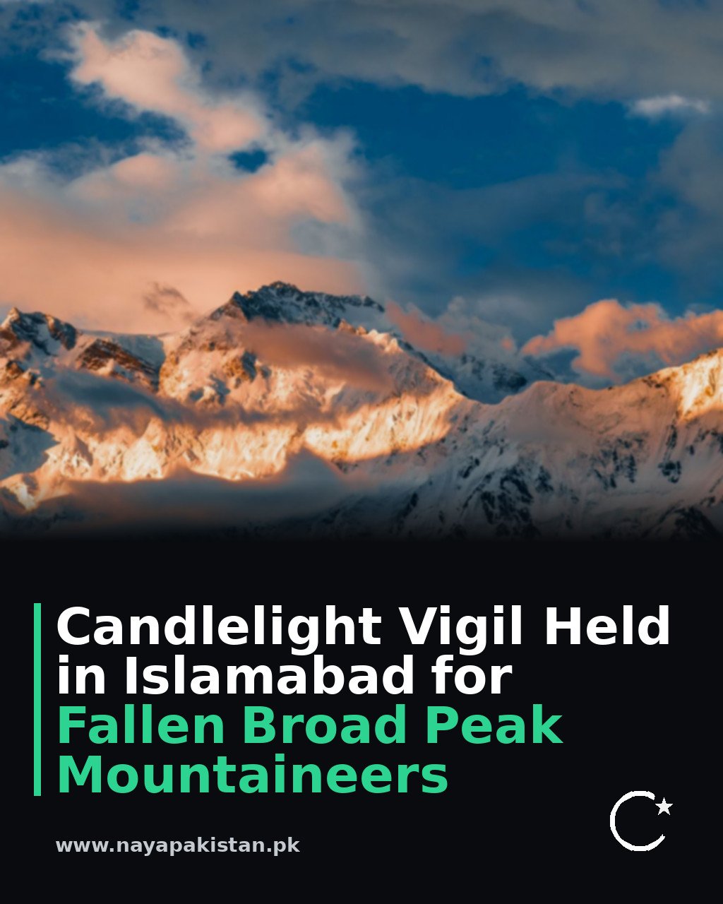 Candlelight Vigil Held in Islamabad for Fallen Broad Peak Mountaineers