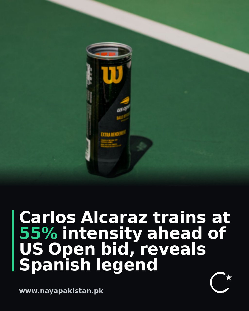 Carlos Alcaraz trains at 55% intensity ahead of US Open bid, reveals Spanish legend