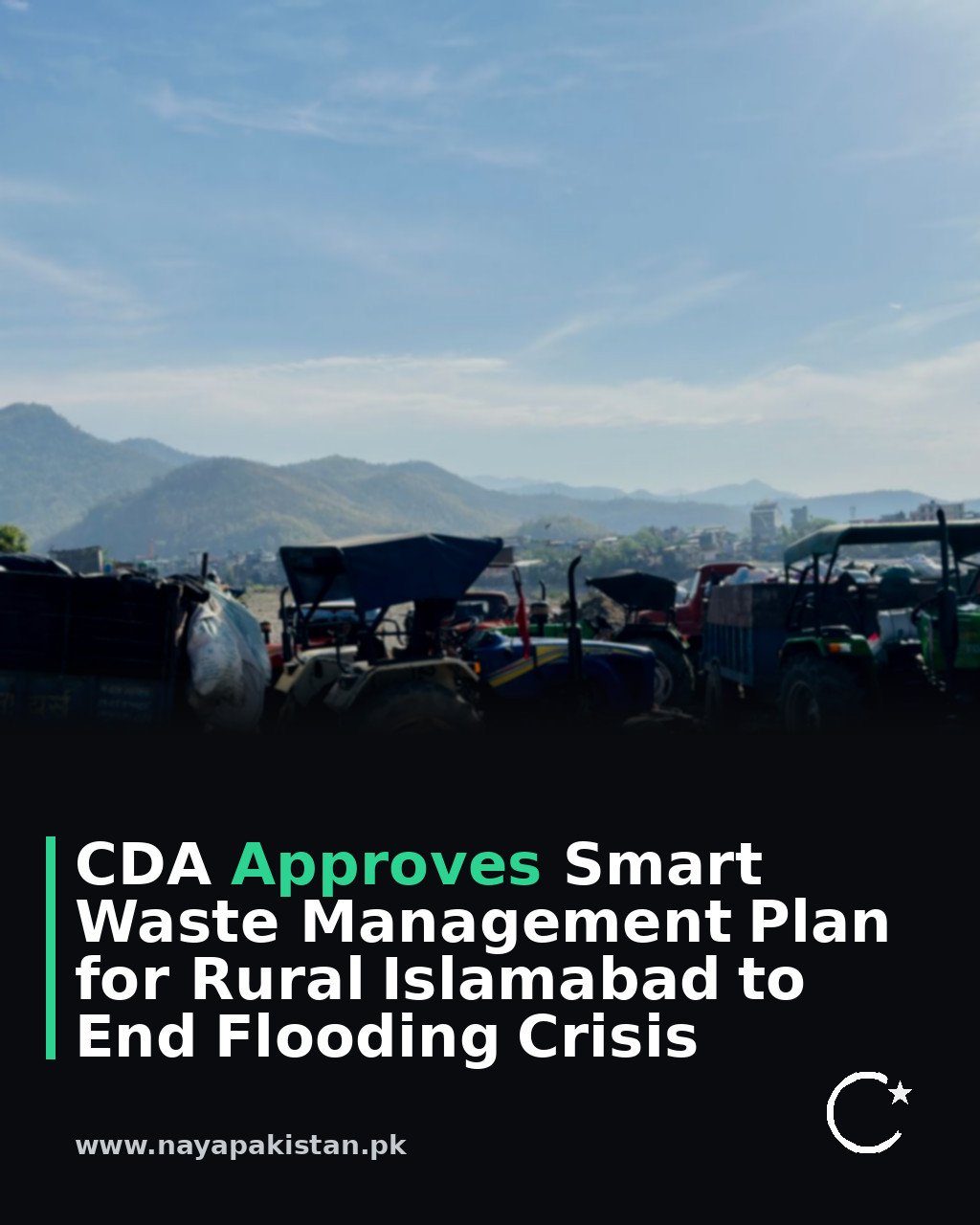 CDA Approves Smart Waste Management Plan for Rural Islamabad to End Flooding Crisis