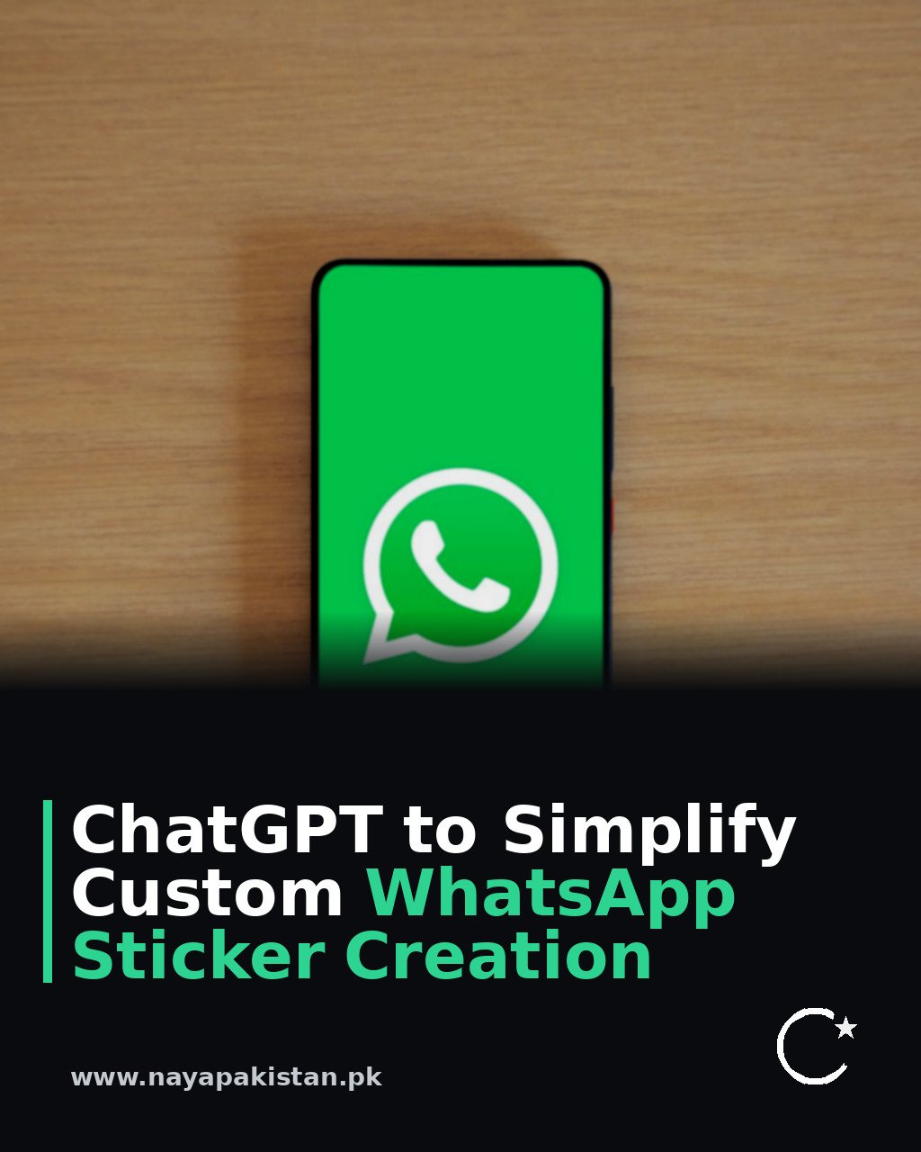 ChatGPT to Simplify Custom WhatsApp Sticker Creation