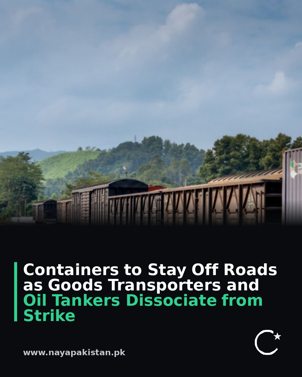 Containers to Stay Off Roads as Goods Transporters and Oil Tankers Dissociate from Strike