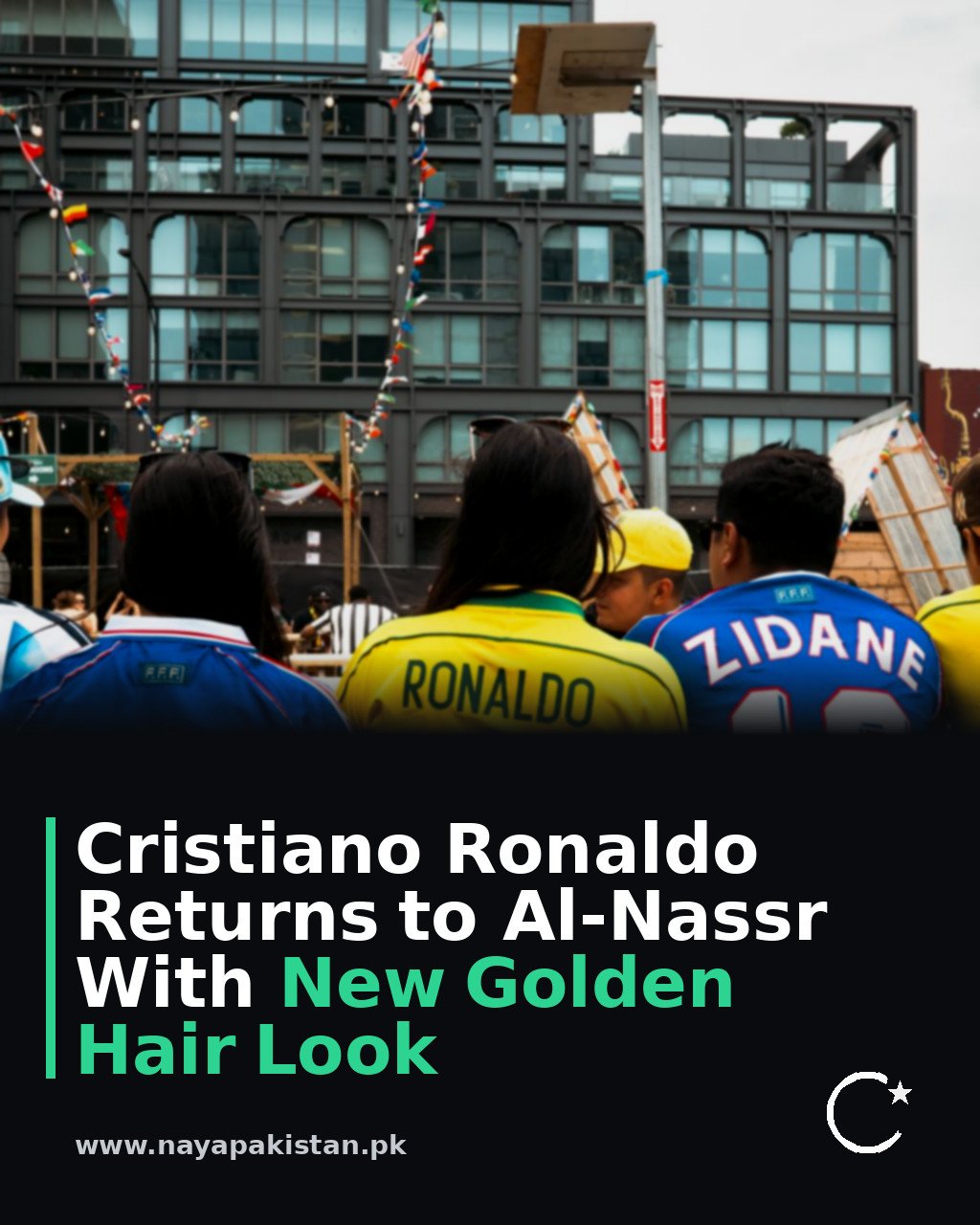 Cristiano Ronaldo Returns to Al-Nassr With New Golden Hair Look