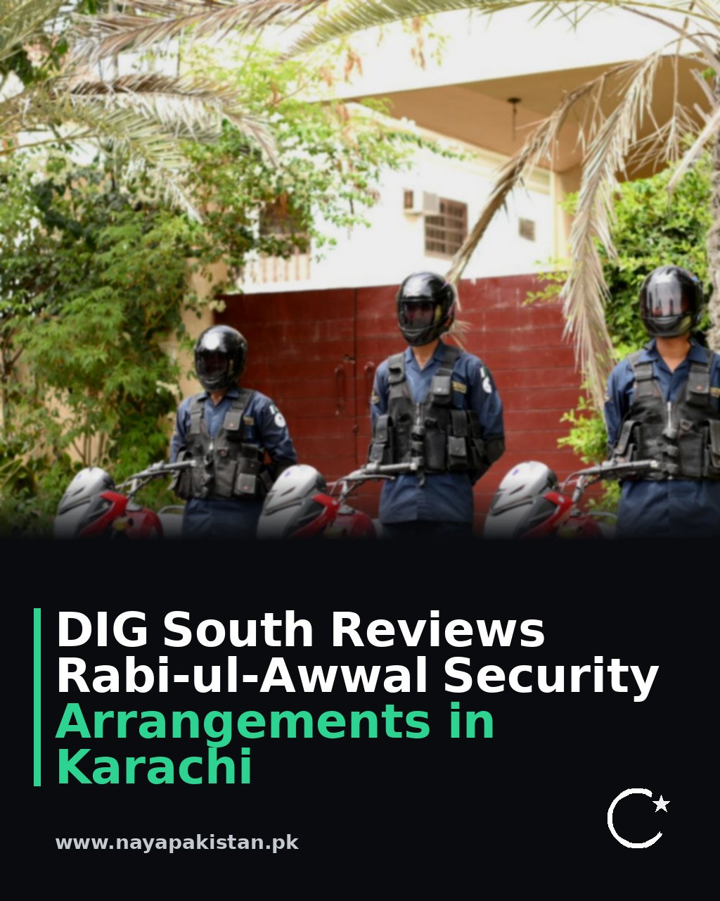 DIG South Reviews Rabi-ul-Awwal Security Arrangements in Karachi