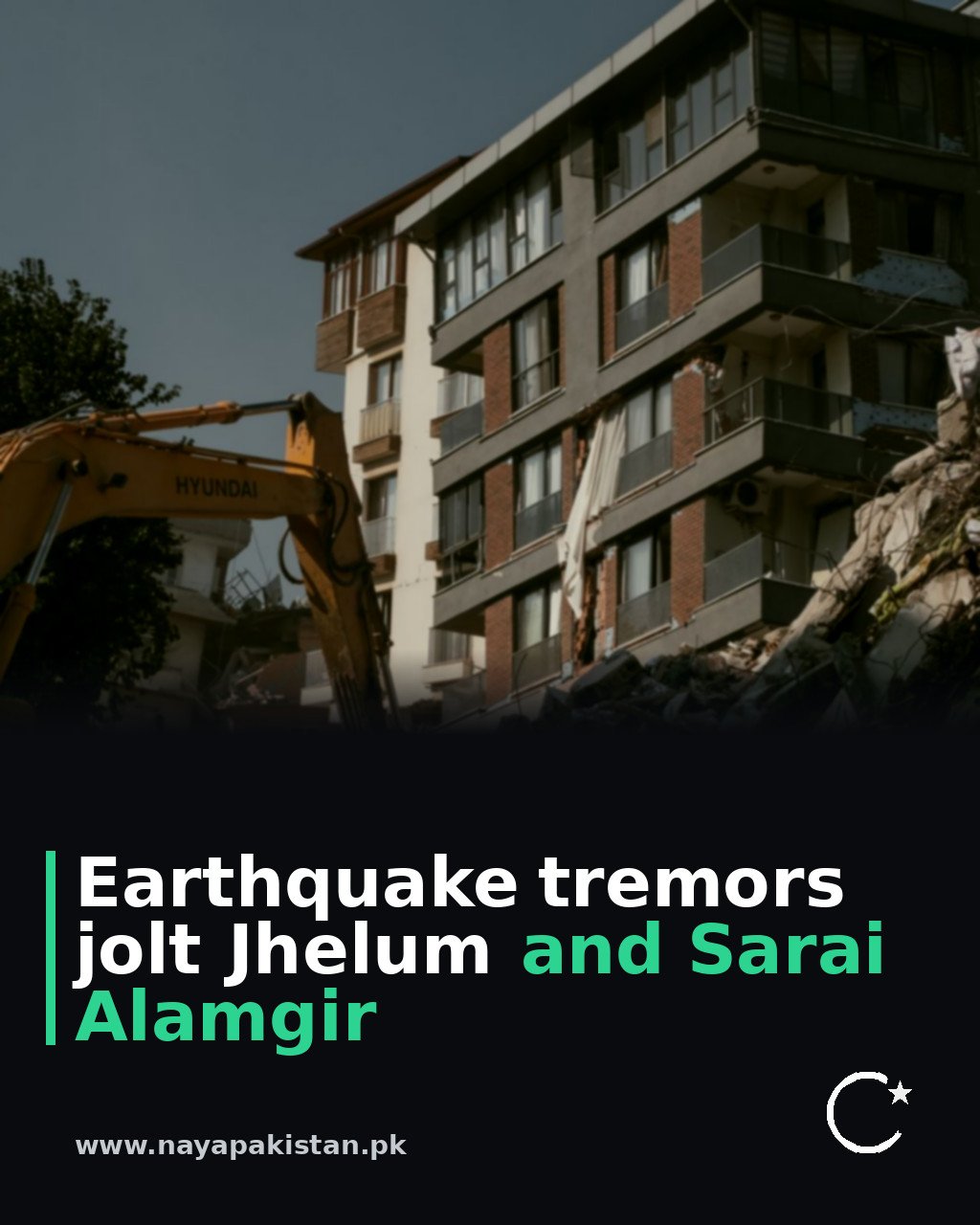 Earthquake tremors jolt Jhelum and Sarai Alamgir