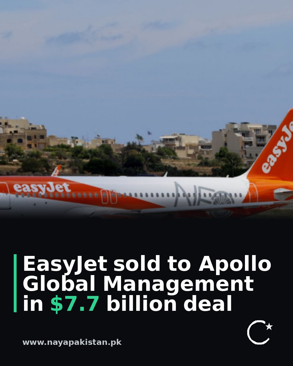 EasyJet sold to Apollo Global Management in $7.7 billion deal