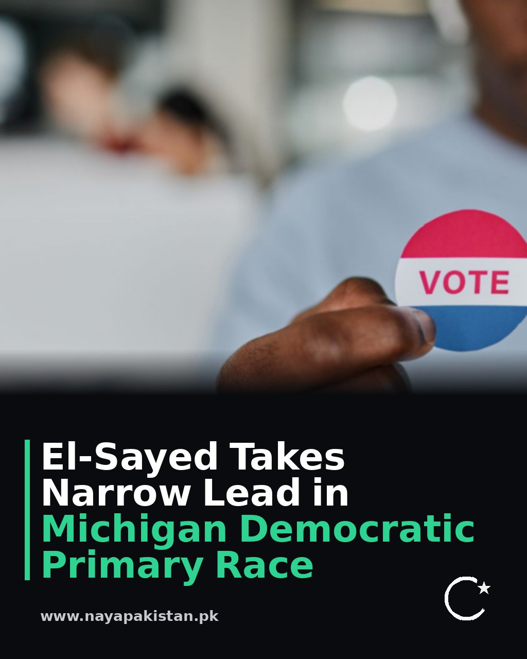 El-Sayed Takes Narrow Lead in Michigan Democratic Primary Race