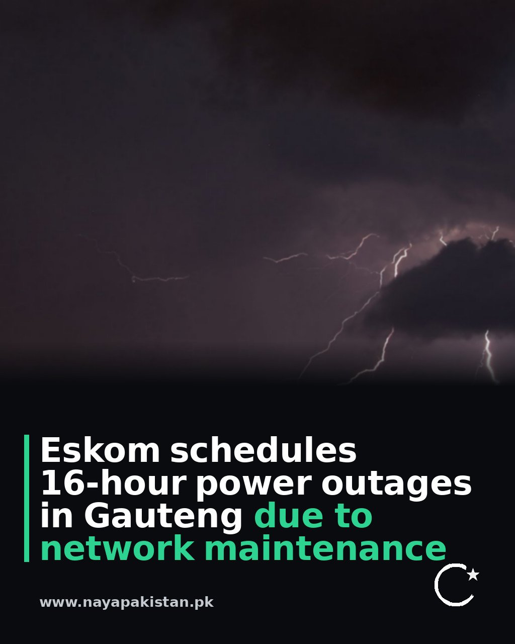 Eskom schedules 16-hour power outages in Gauteng due to network maintenance