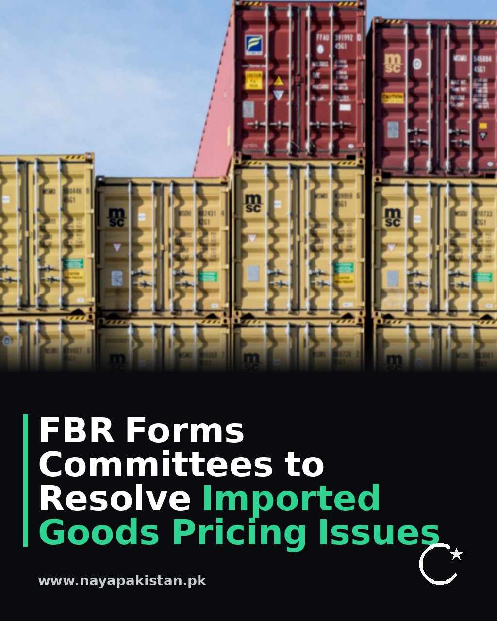 FBR Forms Committees to Resolve Imported Goods Pricing Issues