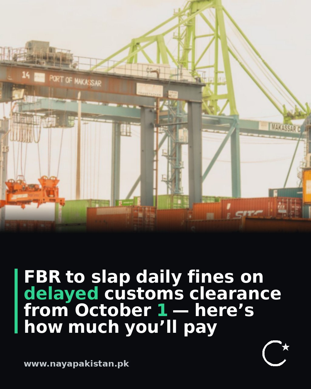 FBR to slap daily fines on delayed customs clearance from October 1 — here’s how much you’ll pay