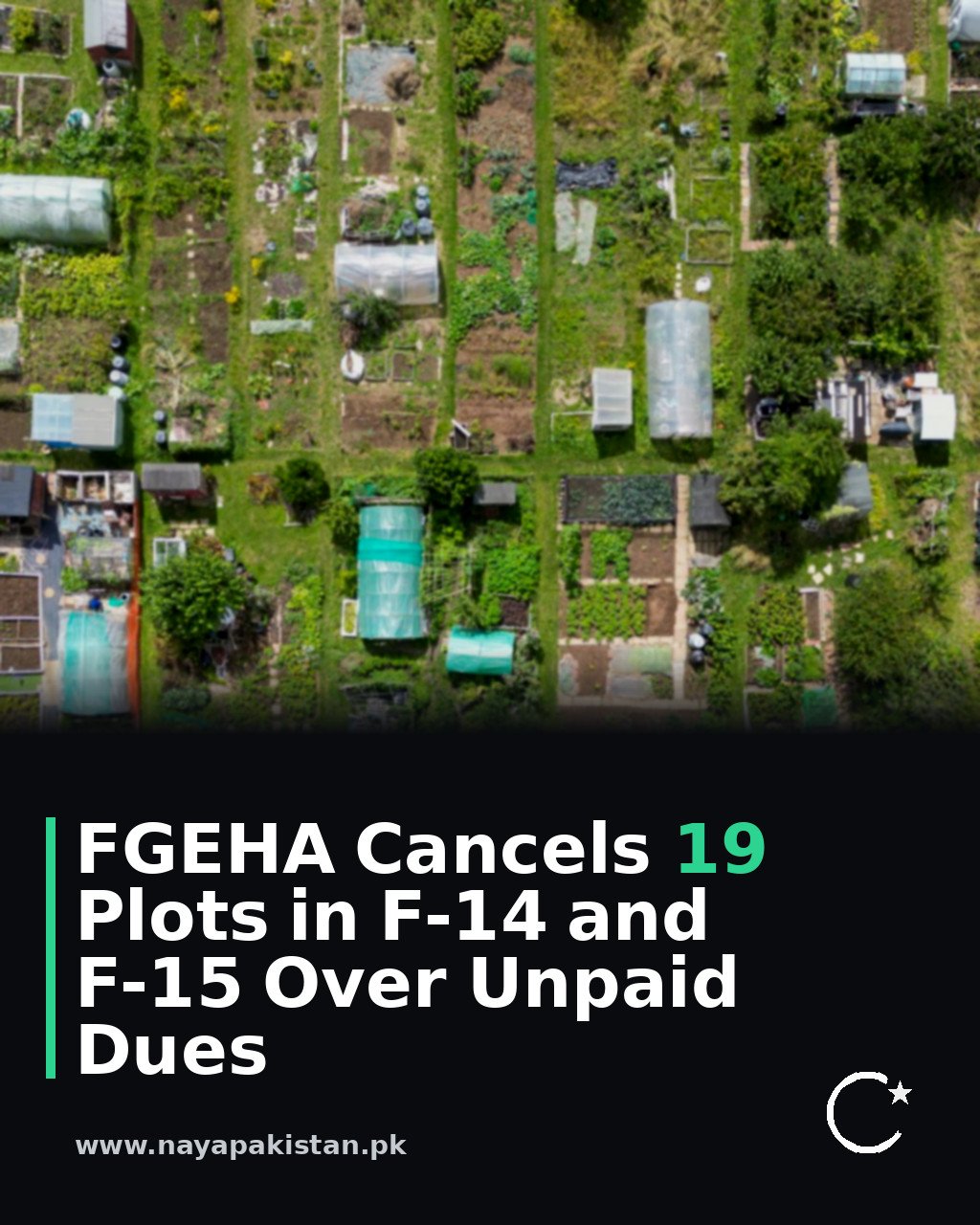 FGEHA Cancels 19 Plots in F-14 and F-15 Over Unpaid Dues