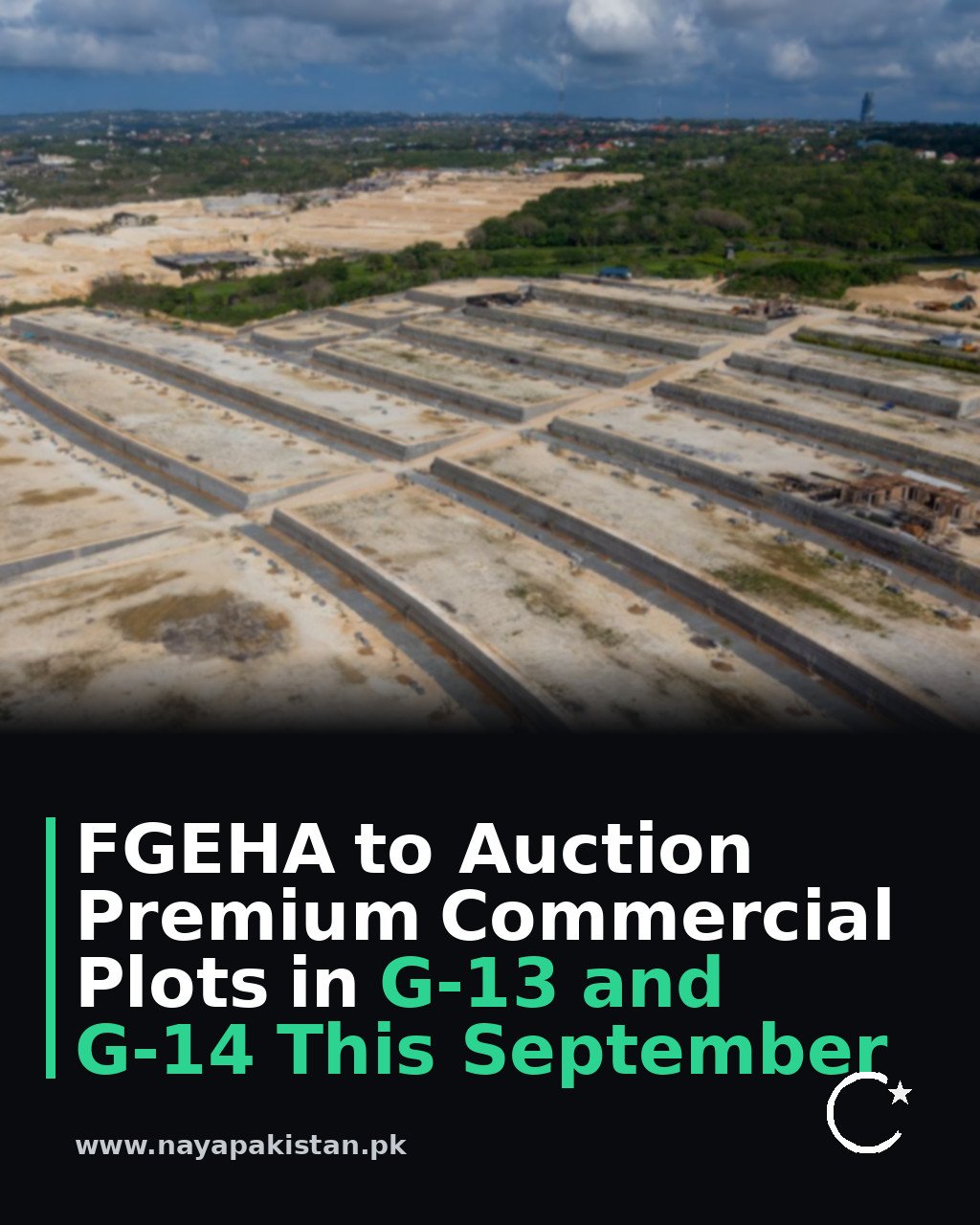 FGEHA to Auction Premium Commercial Plots in G-13 and G-14 This September
