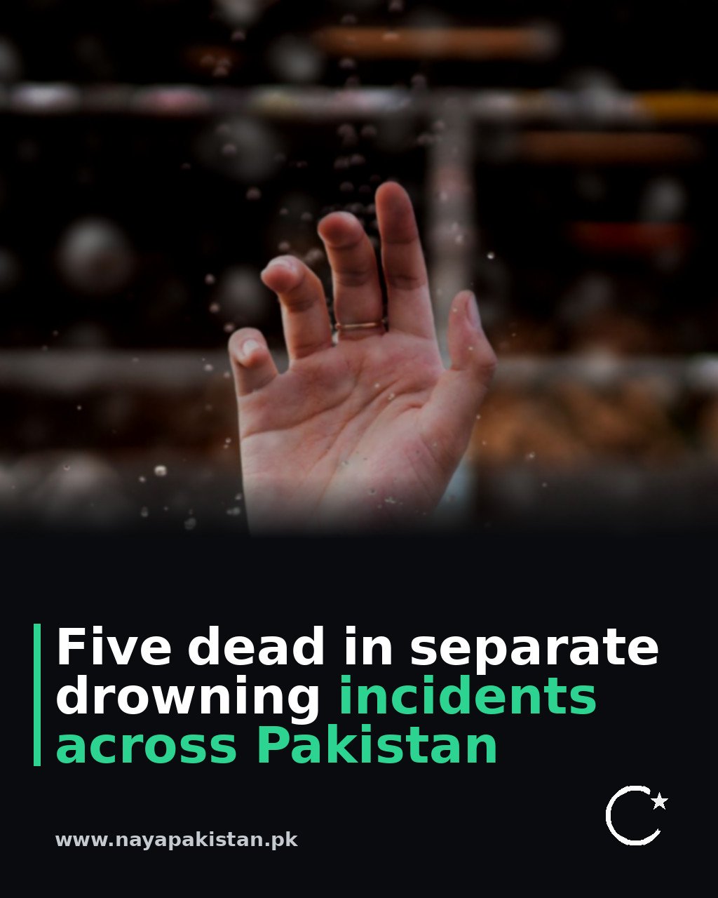 Five dead in separate drowning incidents across Pakistan