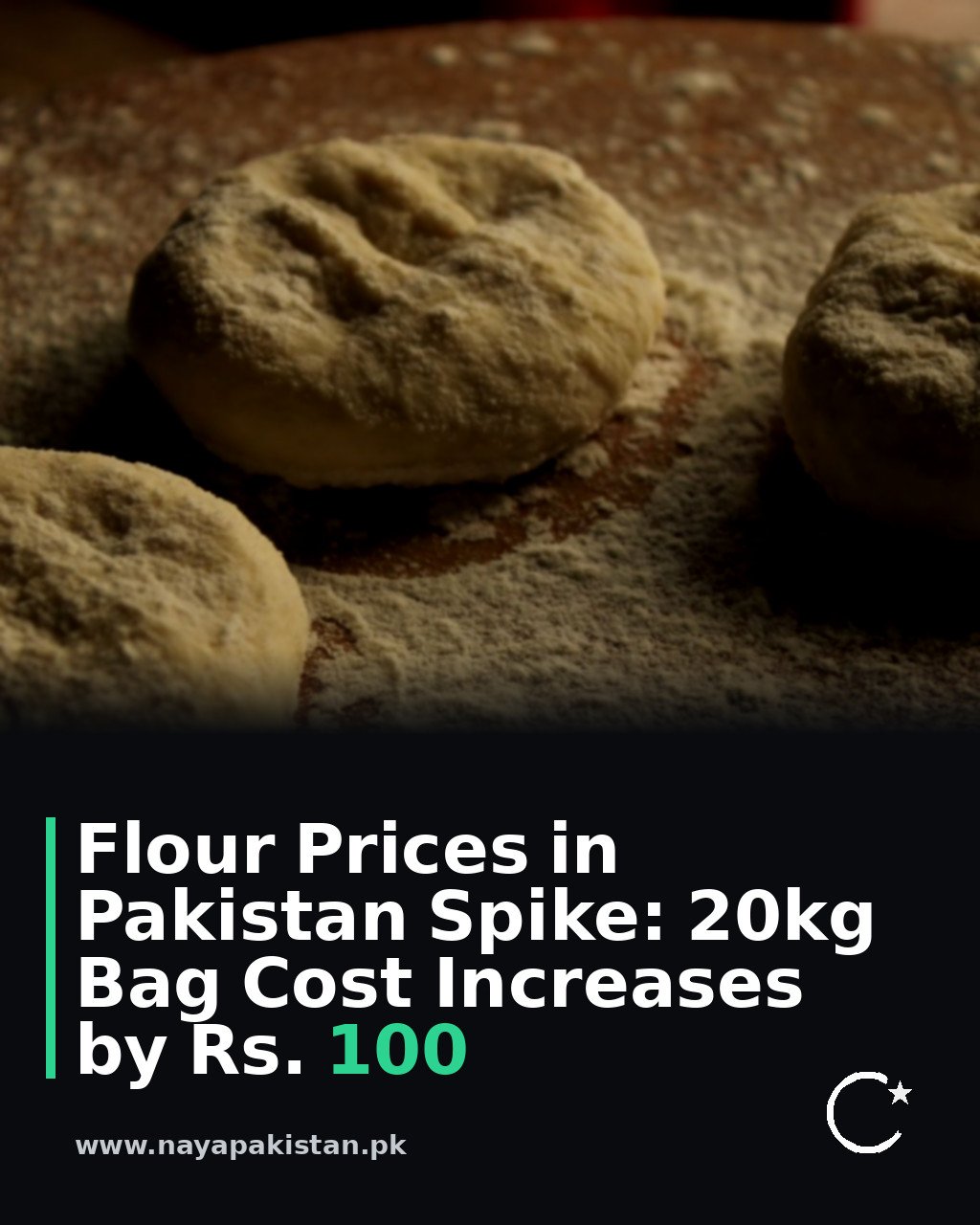 Flour Prices in Pakistan Spike: 20kg Bag Cost Increases by Rs. 100