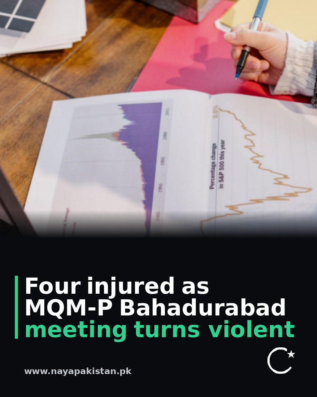 Four injured as MQM-P Bahadurabad meeting turns violent