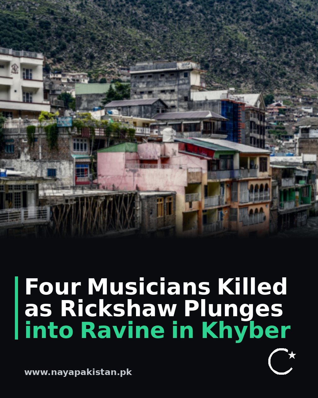 Four Musicians Killed as Rickshaw Plunges into Ravine in Khyber
