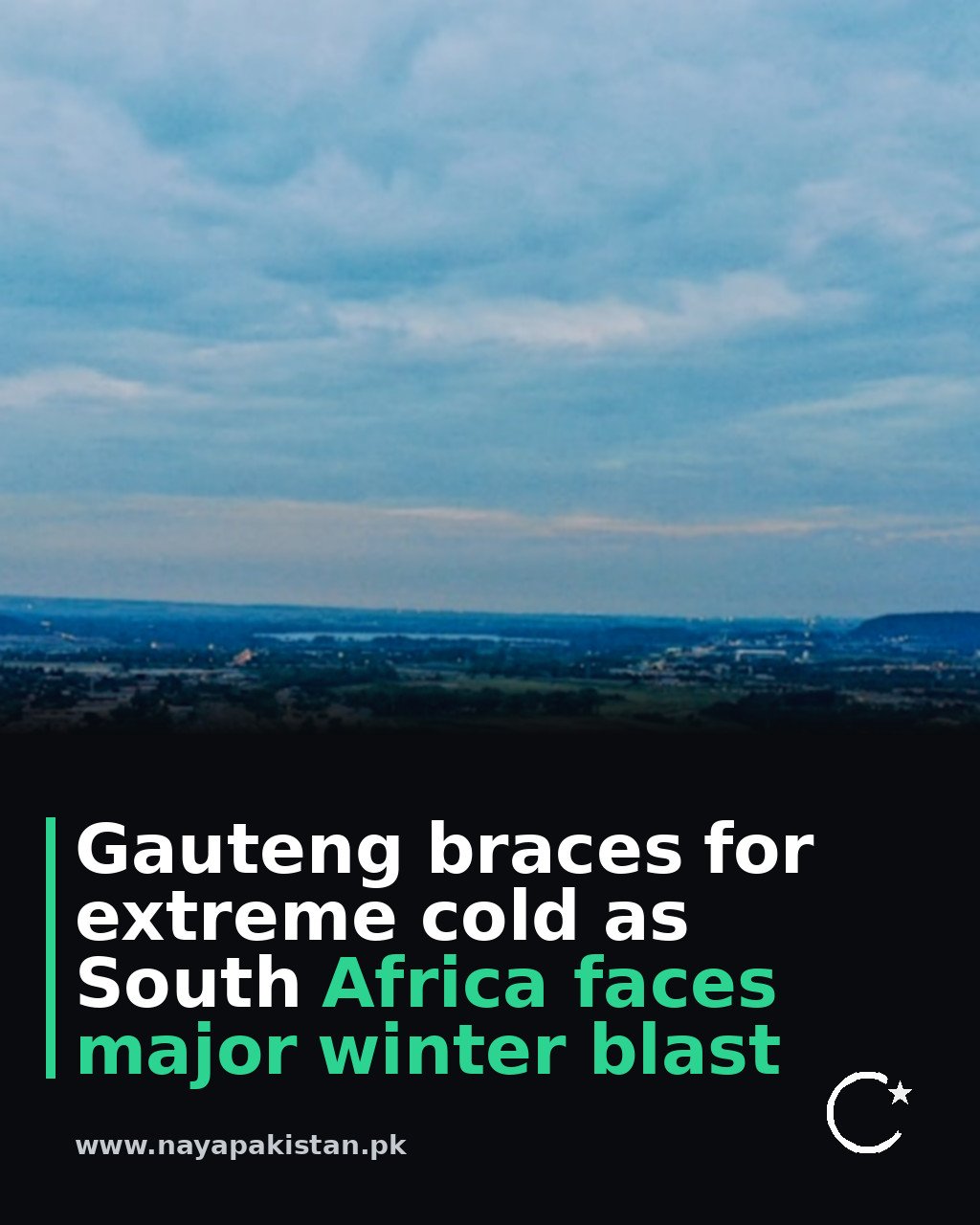 Gauteng braces for extreme cold as South Africa faces major winter blast
