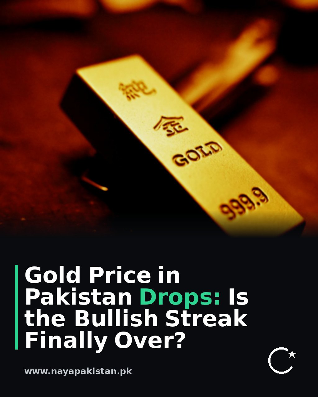 Gold Price in Pakistan Drops: Is the Bullish Streak Finally Over?