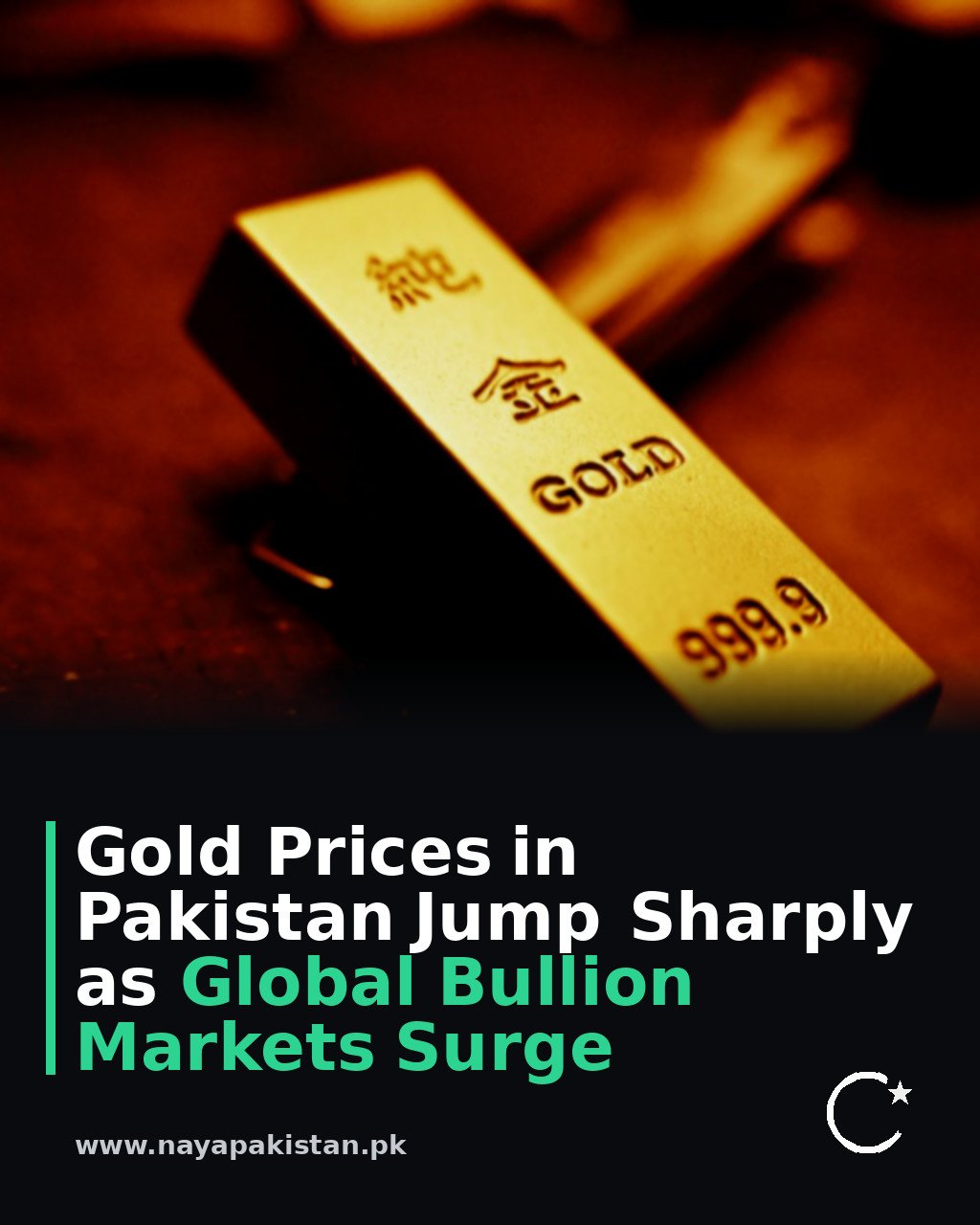 Gold Prices in Pakistan Jump Sharply as Global Bullion Markets Surge