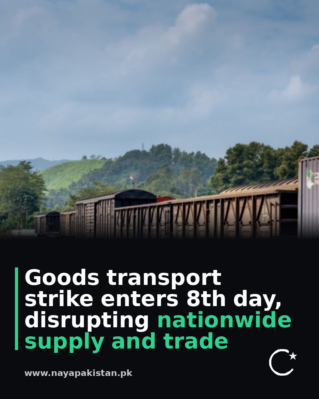 Goods transport strike enters 8th day, disrupting nationwide supply and trade
