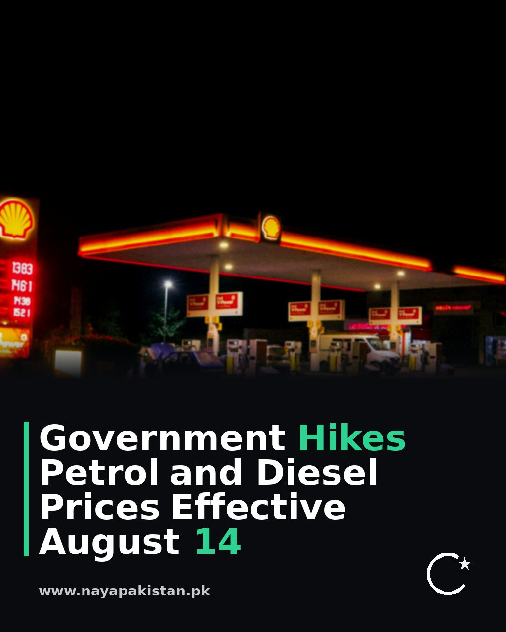 Government Hikes Petrol and Diesel Prices Effective August 14