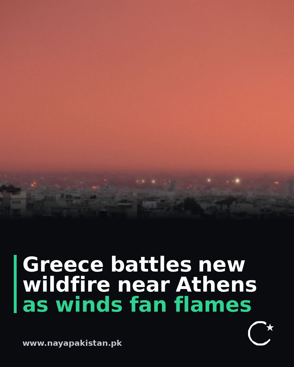 Greece battles new wildfire near Athens as winds fan flames