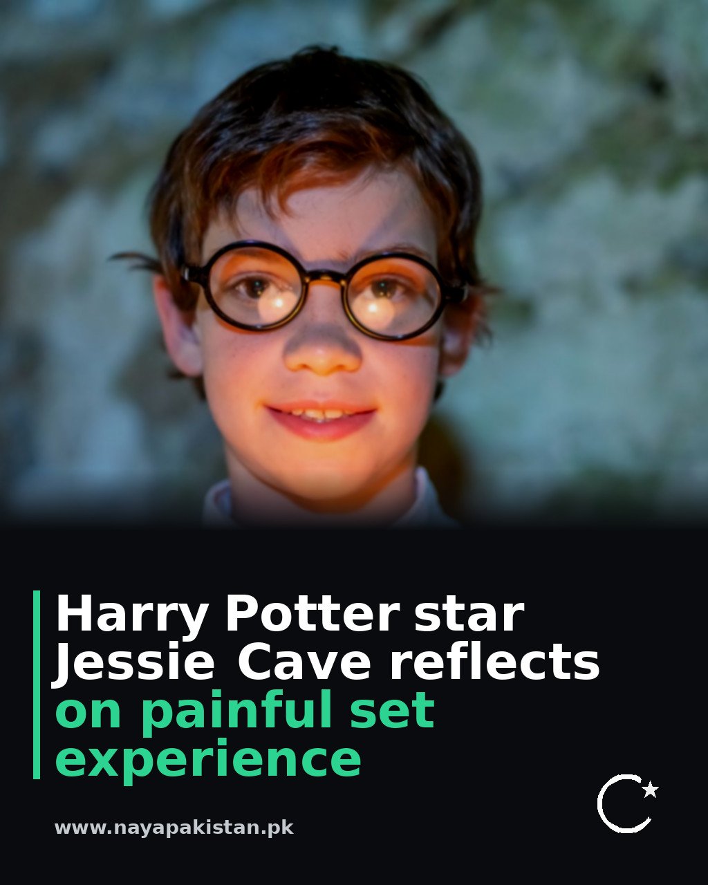 Harry Potter star Jessie Cave reflects on painful set experience