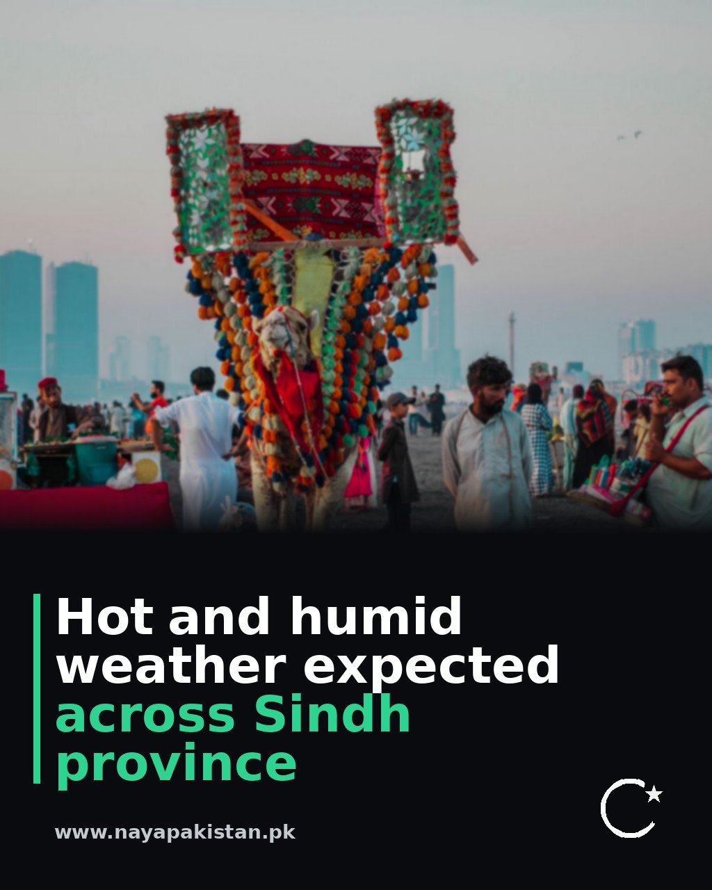 Hot and humid weather expected across Sindh province