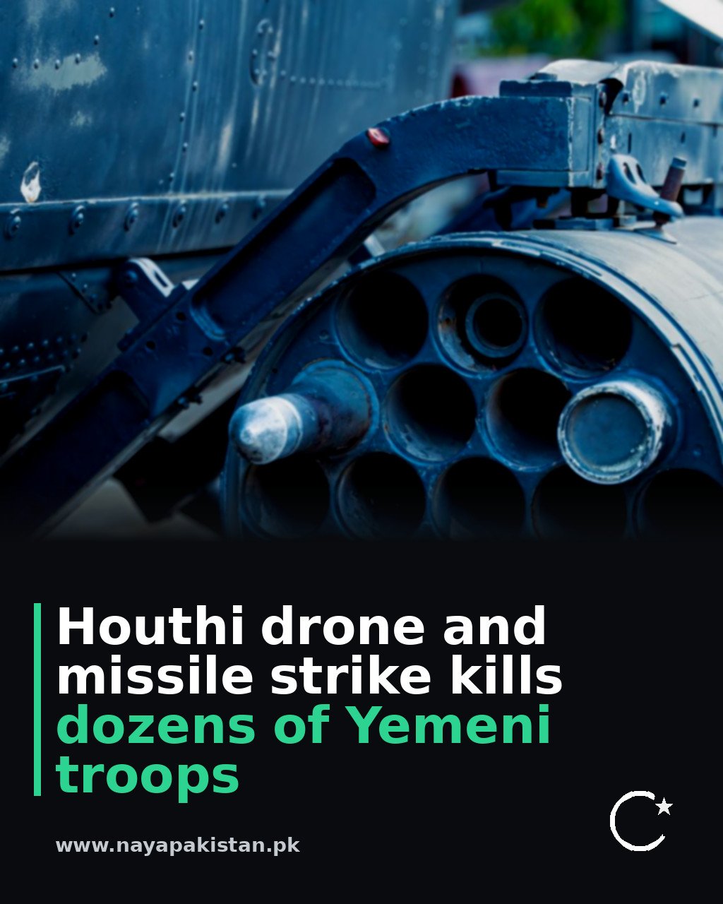 Houthi drone and missile strike kills dozens of Yemeni troops
