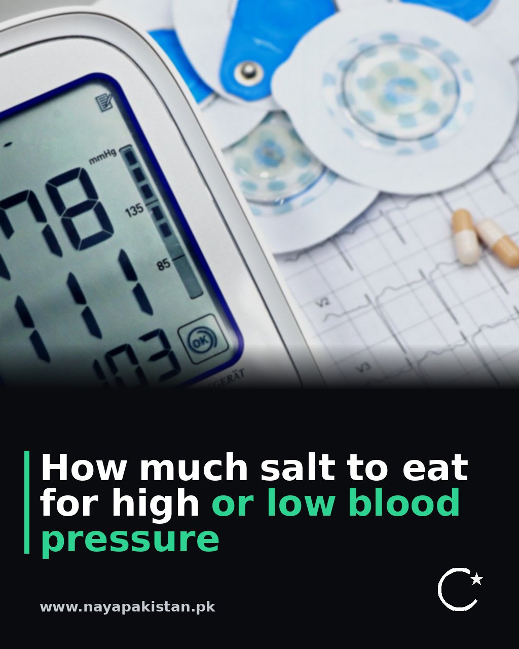 How much salt to eat for high or low blood pressure