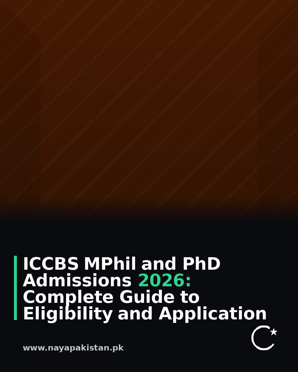 ICCBS MPhil and PhD Admissions 2026: Complete Guide to Eligibility and Application
