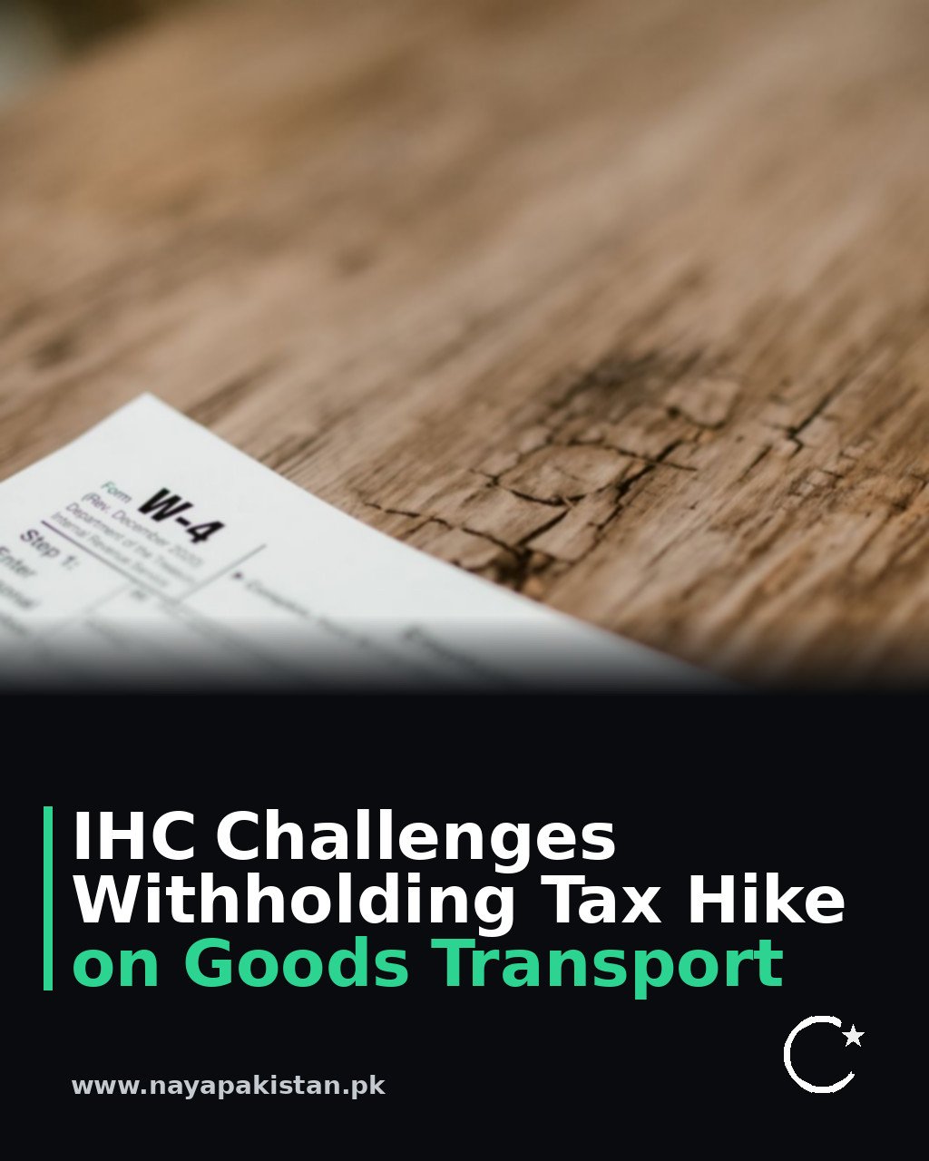 IHC Challenges Withholding Tax Hike on Goods Transport