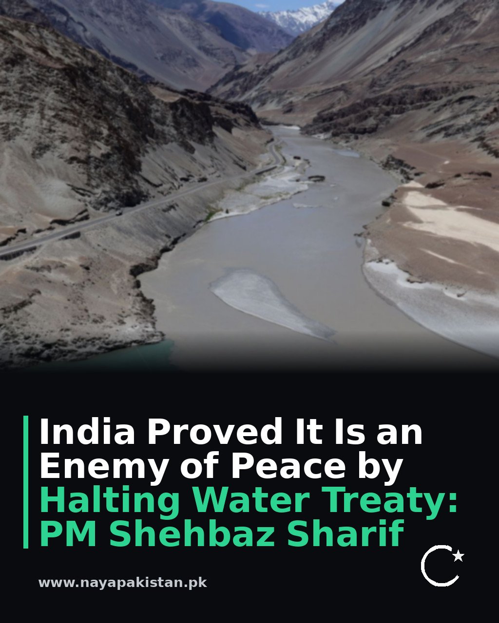 India Proved It Is an Enemy of Peace by Halting Water Treaty: PM Shehbaz Sharif